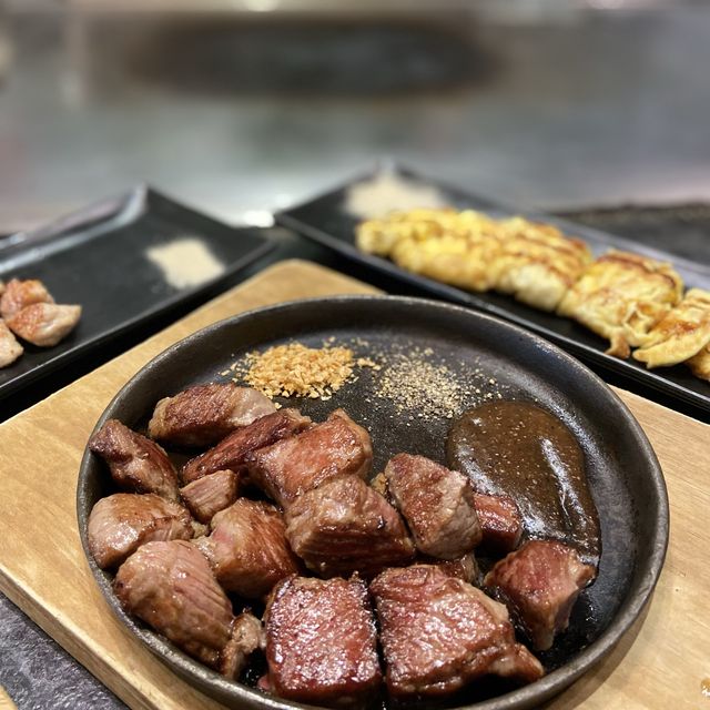 ［台北/中山］hot7新鐵板料理 台北長安東店｜王品最平價鐵板燒之原塊牛排好好吃(っ'ヮ'c)