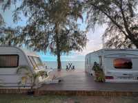 Beachfront villa caravan at Chana songkla