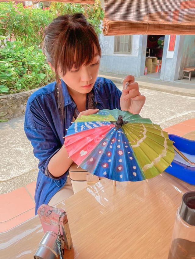 美濃超必遊DIY，獨ㄧ無二油紙傘創造你們的共同回憶