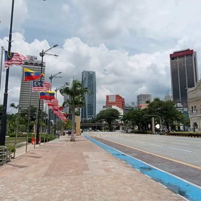 The majestic Sultan Abdul Samad landmark 