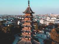 Suzhou From Above. Panmen Scenic Area.