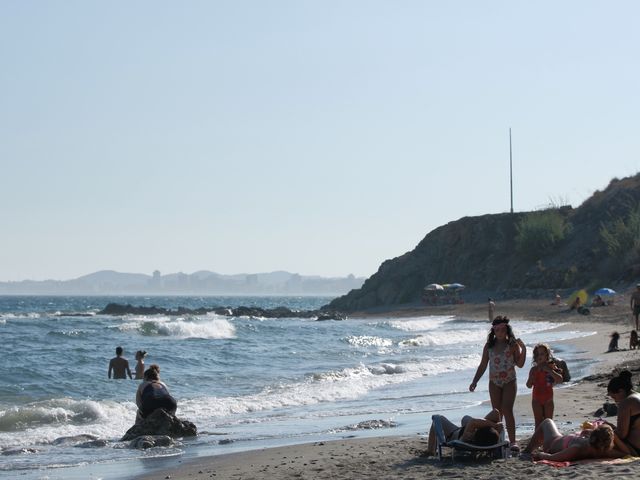 西班牙馬拉加托雷米勒海灘