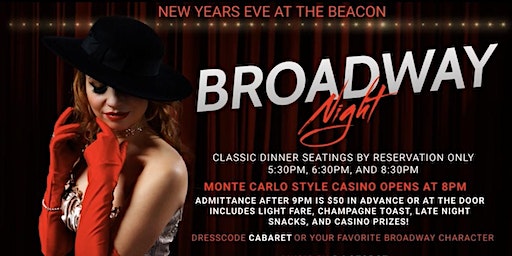 NEW YEARS EVE BROADWAY AT THE BEACON | 123 Pleasant Street, Marblehead, MA, USA