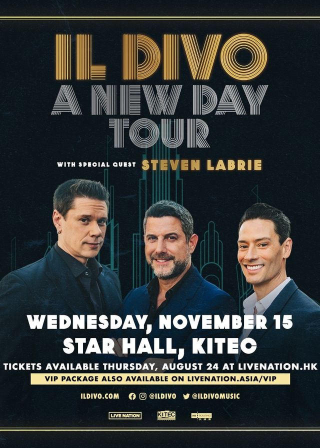 Il Divo演唱會2023香港站｜Il Divo: A New Day Tour in Hong Kong⁠ | 九龍灣國際展貿中心
