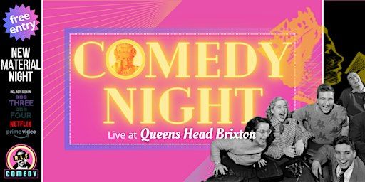 COMEDY NIGHT @ Queens Head Brixton - A.L.F Comedy | The Queen’s Head