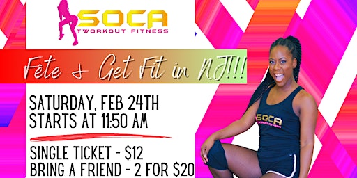 Soca Tworkout Fitness: Fête and Get Fit in NJ!!! | Studio 426