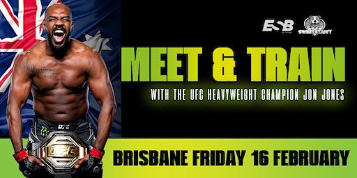UFC heavyweight champion Jon 'Bones' Jones - Brisbane (16 February) | Brisbane
