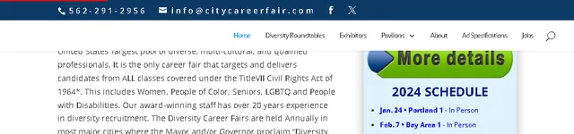 2024 年年度多元化就業日招聘會和圓桌會議 | 美國加利福尼亞州洛杉磯機場皇冠假日酒店