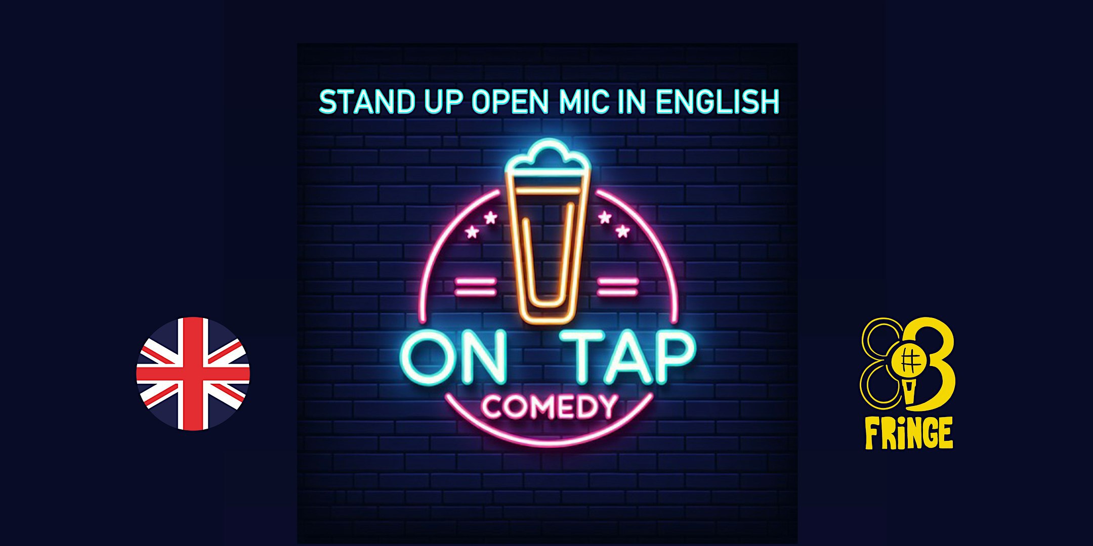 On Tap Comedy • Free Stand-up Comedy Open Mic in English • BCN Fringe • EN | IMPRFCTO, Carrer de Bilbao, Barcelona, Spain