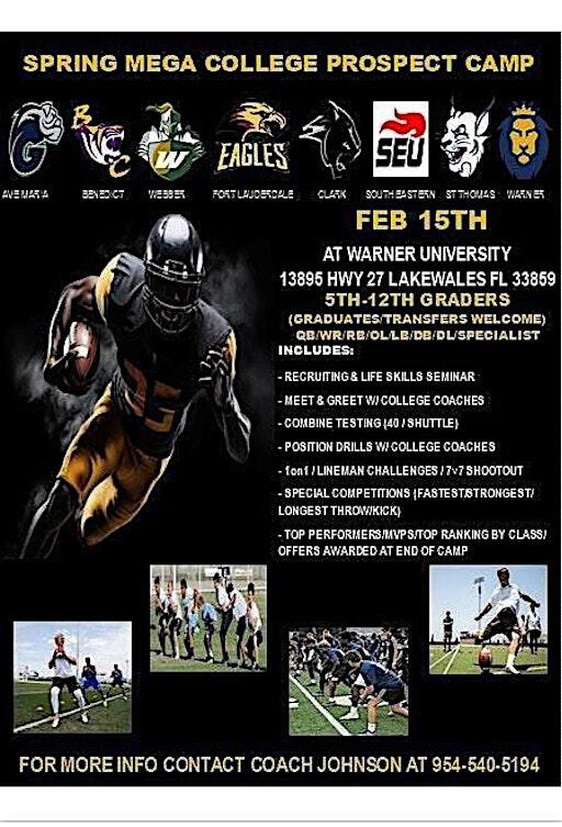 SPRING MEGA COLLEGE PROSPECT CAMP | Warner University