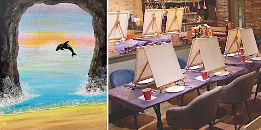Paint Night - 'Durdle Door' - Worthing | Highdown Tea Rooms