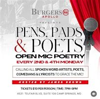 Pens, Pads, & Poets | Burgers@ Apollo