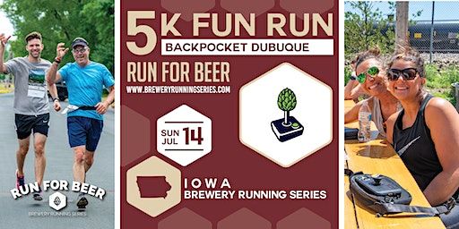 5k Beer Run x Backpocket Dubuque | 2024 Iowa Brewery Running Series | Backpocket Dubuque