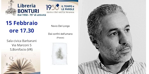 Il tempo e le parole incontro con NEVIO DEL LONGO | Sala civica Berto Barbarani