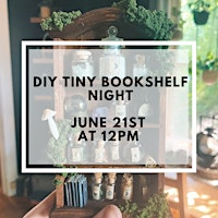 DIY Tiny Bookshelf Craft Night | Mother Crewe Naturals