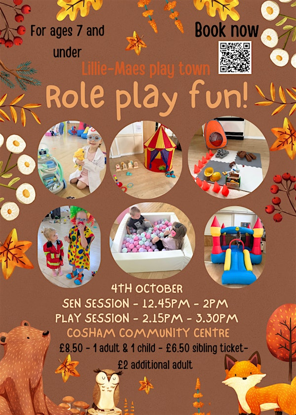Lillie-Mae's play town autumn event - SEN SESSION | Cosham Community Centre