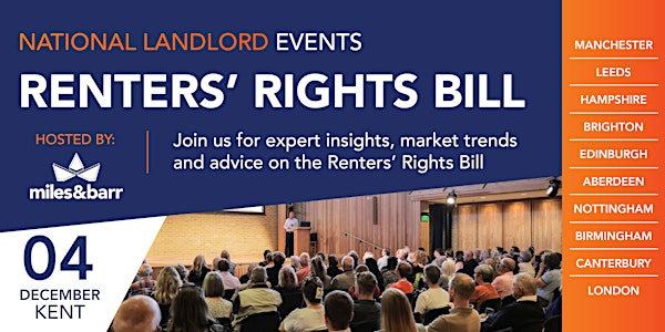 Renters' Rights Bill: Canterbury Landlord & Investor Event | Kent County Cricket Club