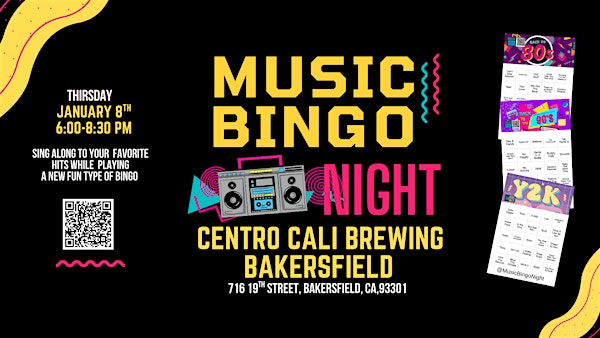 Music Bingo Night @ Centro Cali Brewing Bakersfield | Centro Cali Brewing | Bakersfield Craft Brewery & Restaurant