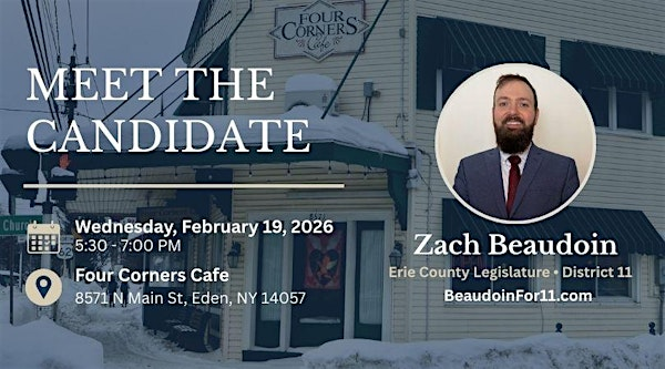 Meet the Candidate: Zach Beaudoin | Four Corners Cafe