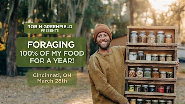 An Evening with Robin Greenfield, Activist and Forager | 1660 Blue Rock St