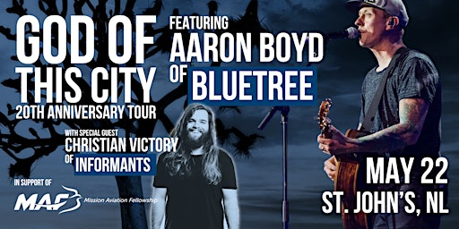 GOD OF THIS CITY 20TH ANNIVERSARY TOUR - ST. JOHN'S, NL | Victory Church Community