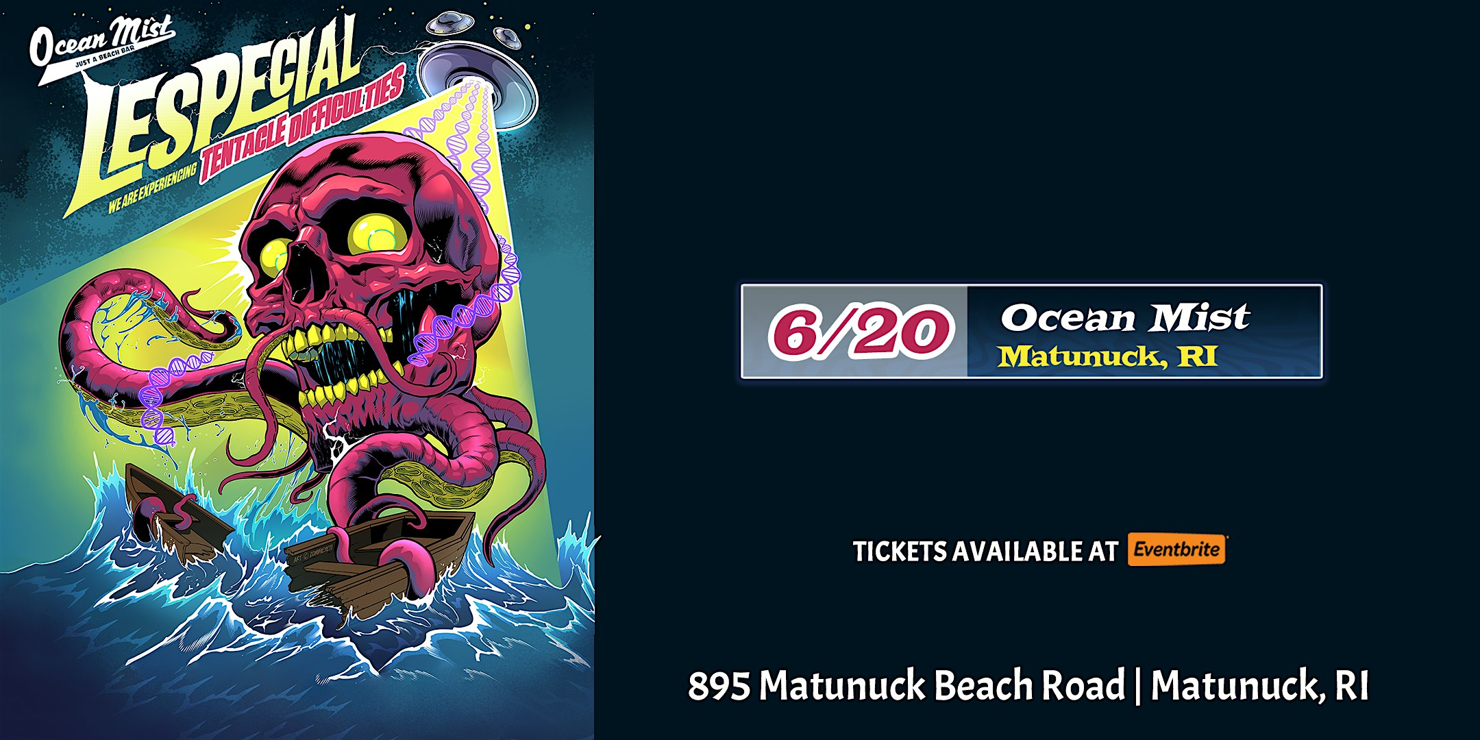 lespecial: Tentacle Difficulties Tour @ The Ocean Mist | Ocean  Mist