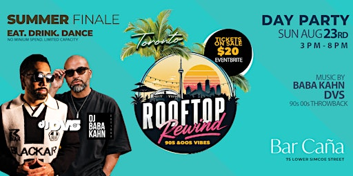 Rooftop Rewind Summer Finale Day Party | Bar Caña (The Roof at SOCO)