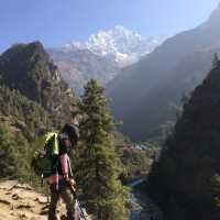 Phakding to Namche Bazaar trek