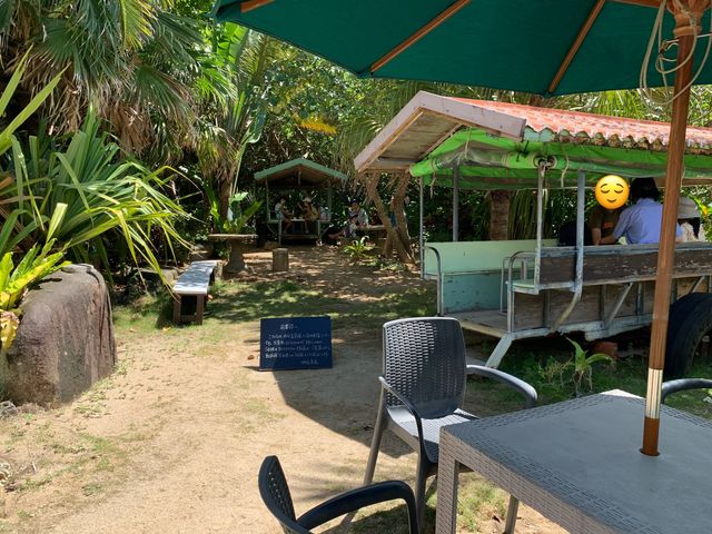 沖縄　沖縄旅行　由布島のカフェ　由布島茶屋で限定ジェラードを❗️