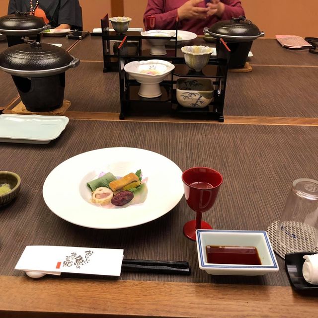 石花海溫泉♨️和式酒店🏨一泊二食😋懷石料理晚餐🥣