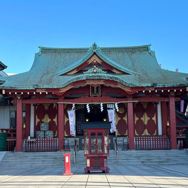 城中特別神社⛩️次守稻菏神社⛩️ 狐狸坐鎮守護😍