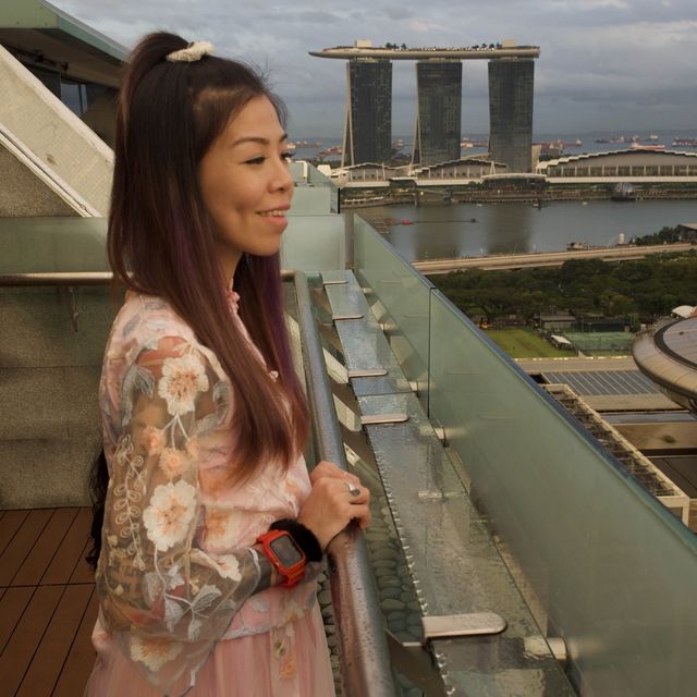 Great view of Singapore + Gold class service 