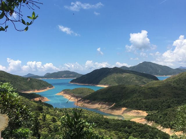 Hiking with a magical view 🤩