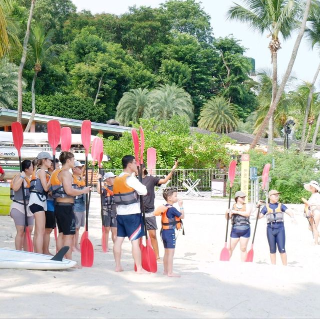 บรรยากาศ ชายหาดในสิงคโปร์