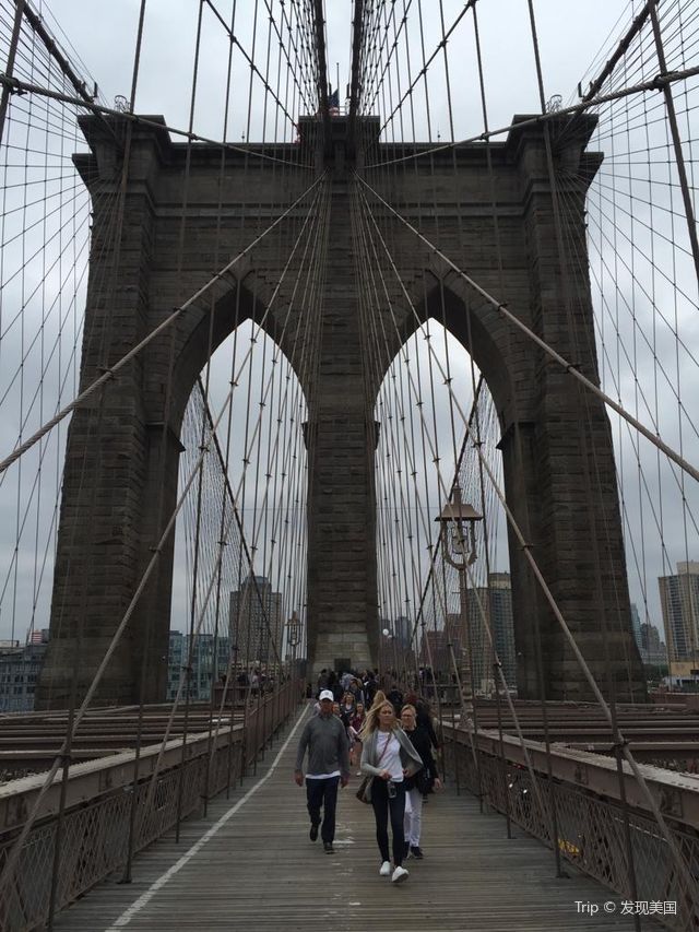 Iconic Brooklyn bridge
