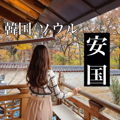 韓国/ソウル【安国】ソウルタワーも見える💕韓屋カフェ