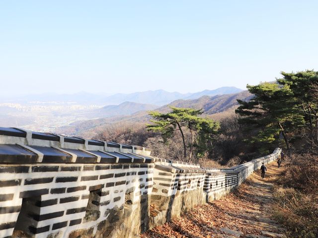 남한산성 겨울 성곽길따라 걷다보면