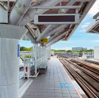 沿路美景令人著迷｜真愛碼頭輕軌｜車上吹冷氣賞風景好舒服