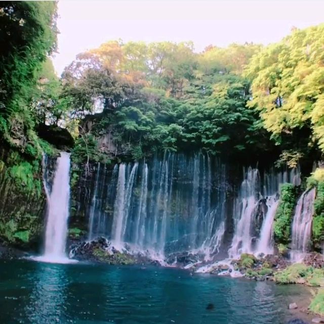 【白糸の滝・音止の滝】静岡県/富士宮市