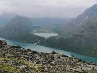 The hiking in Besseggen, Norway