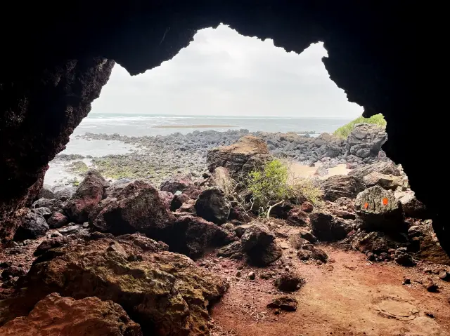Danzhou volcano coastline and sand beach