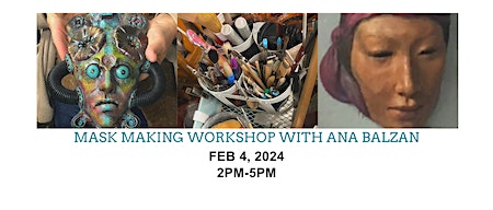 Clay Mask Making Workshop with Ana Balzan | Firehouse Art Center
