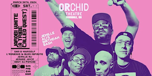 Jarobi White (A Tribe Called Quest) at Orchid Theatre | Orchid Theatre