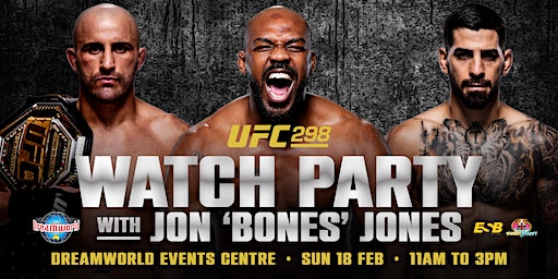 UFC 298 Watch Party with Jon Jones at Dreamworld (includes 24-hr park pass) | Dreamworld