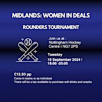 Midlands Women in Deals Rounders Event | Nottingham Hockey Centre