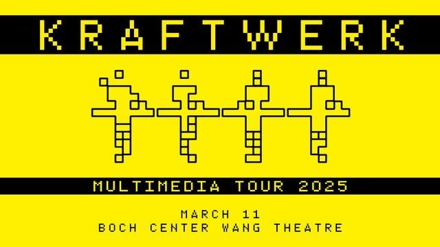 Kraftwerk: Multimedia Tour 2025 - 50 Years of Autobahn 2025 (Boston) | Boch Center Wang Theatre
