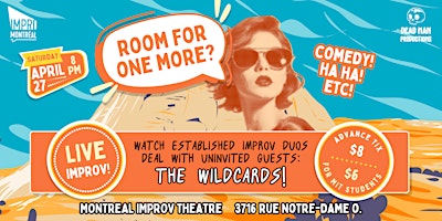 Room for One More? | Impro Montréal / Montreal Improv