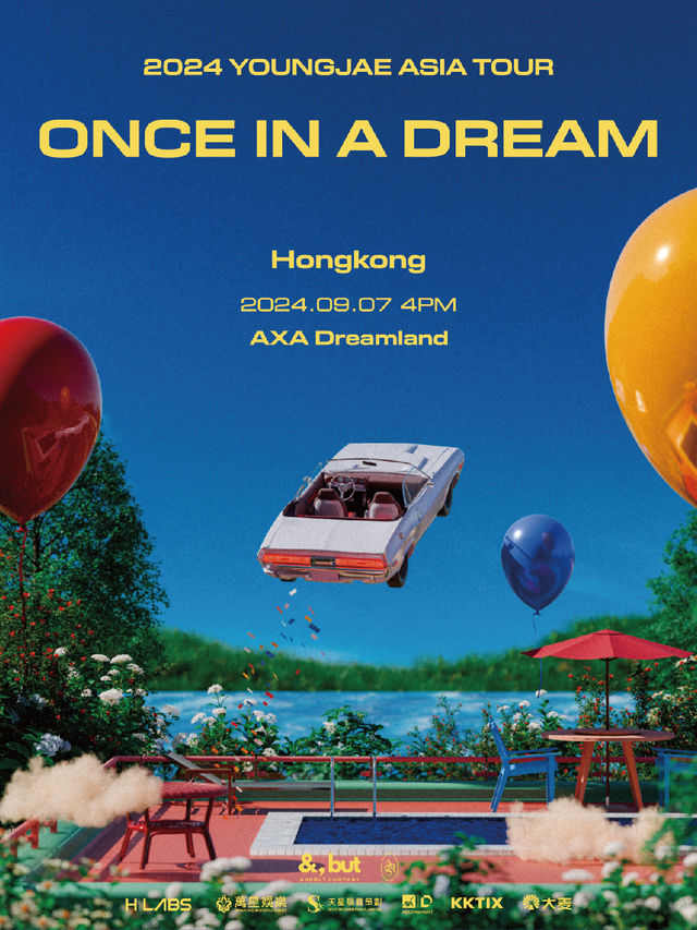 2024 YOUNGJAE ASIA TOUR [ONCE IN A DREAM] IN HONG KONG｜演唱會 | 安盛創夢館, Go Park AXA Dreamland, Go Park