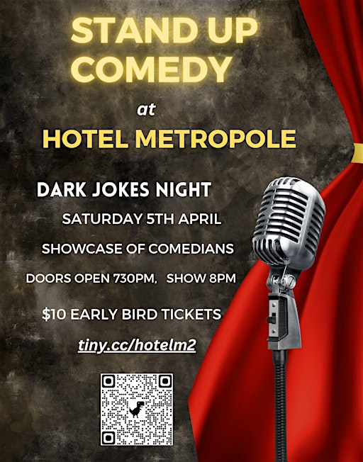 Stand-up Comedy in Ipswich (Dark Jokes night) | Hotel Metropole