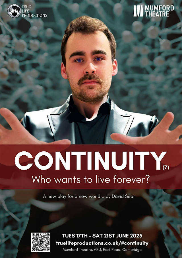 True Life Productions presents 'Continuity' a play by David Sear | Mumford Theatre